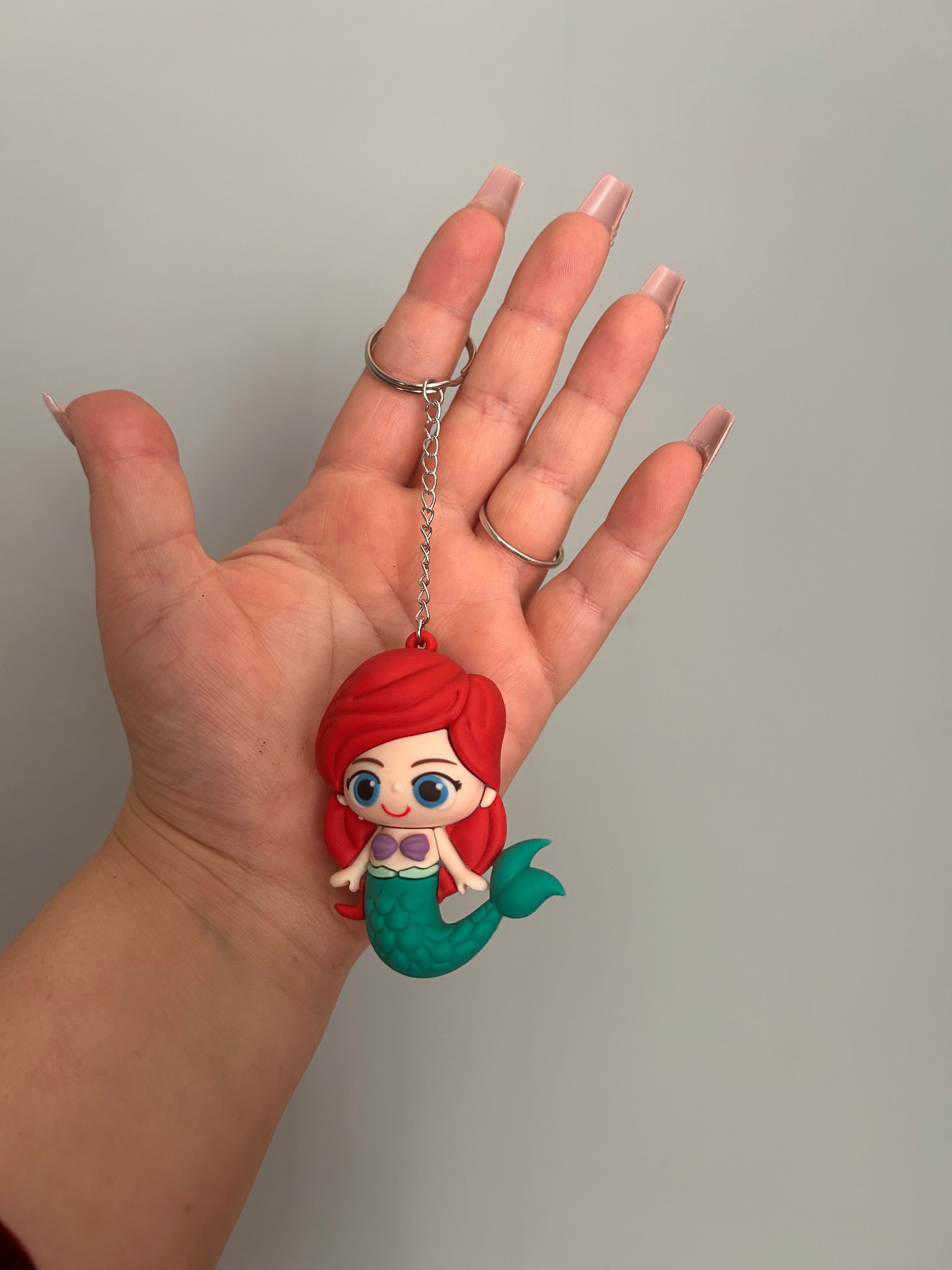 Kleine zeemeermin sleutelhanger