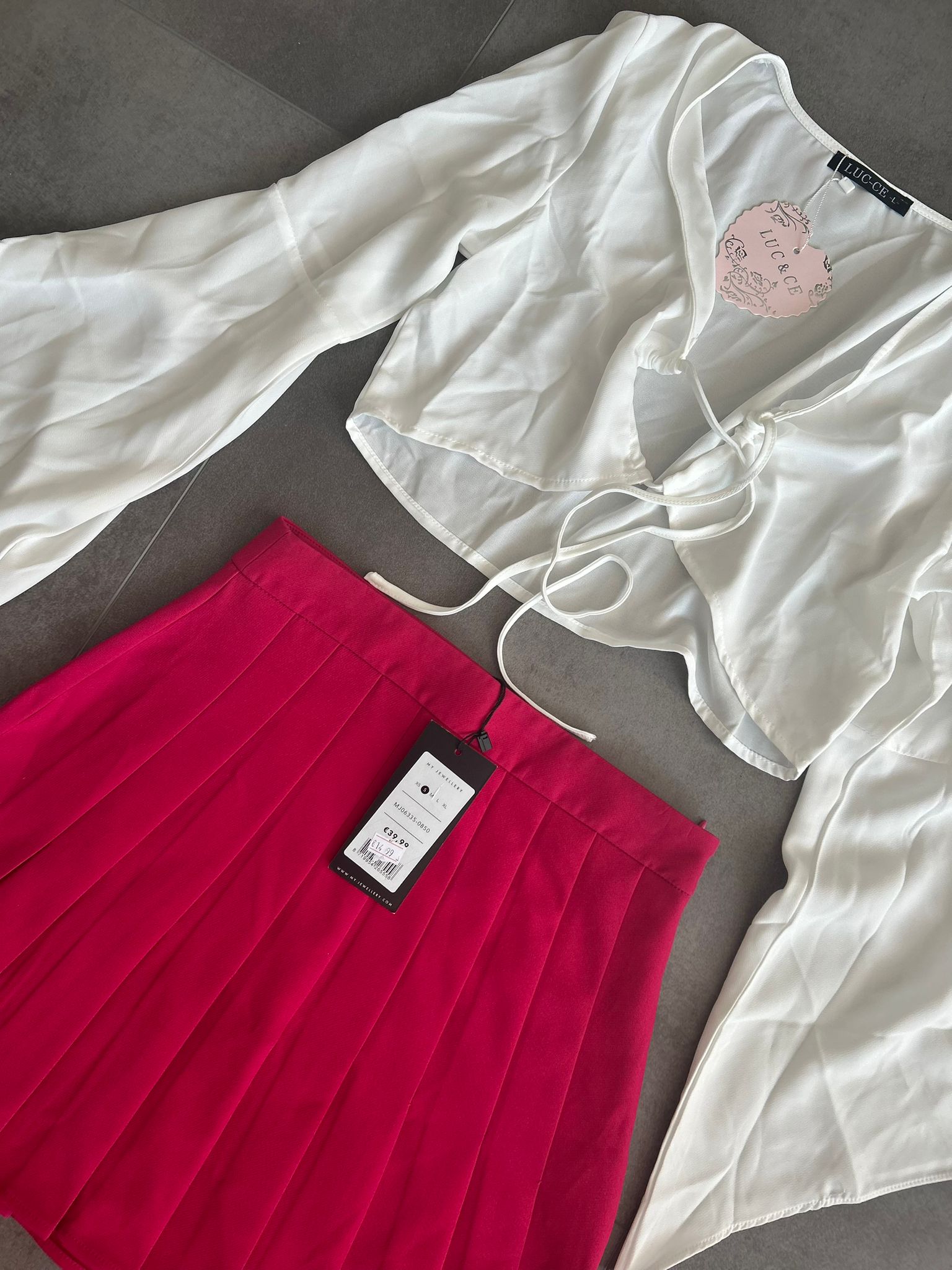 Vleermuis zomer top wit
